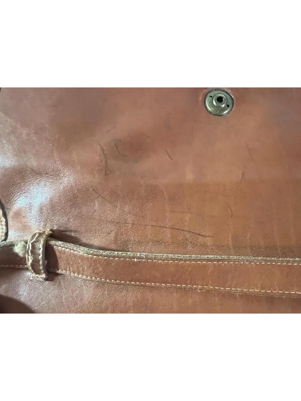Vtg. Coach Avenue Bag Crossbody British Tan Handbag Leather - Picture 7 of 9